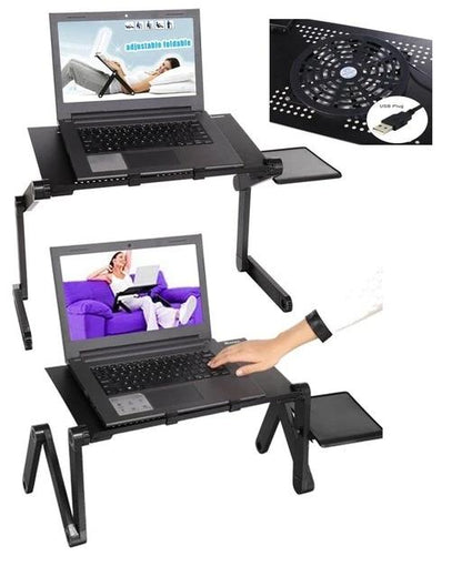 Adjustable Aluminum Laptop Desk Ergonomic Portable